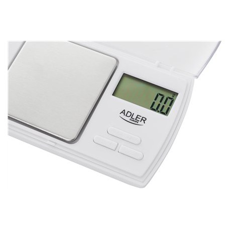 Adler | Precision scale | AD 3161 | Maximum weight (capacity) 0.5 kg | Accuracy 0.01 g | White - 3
